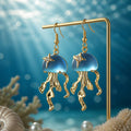 Boucles d’oreilles méduse