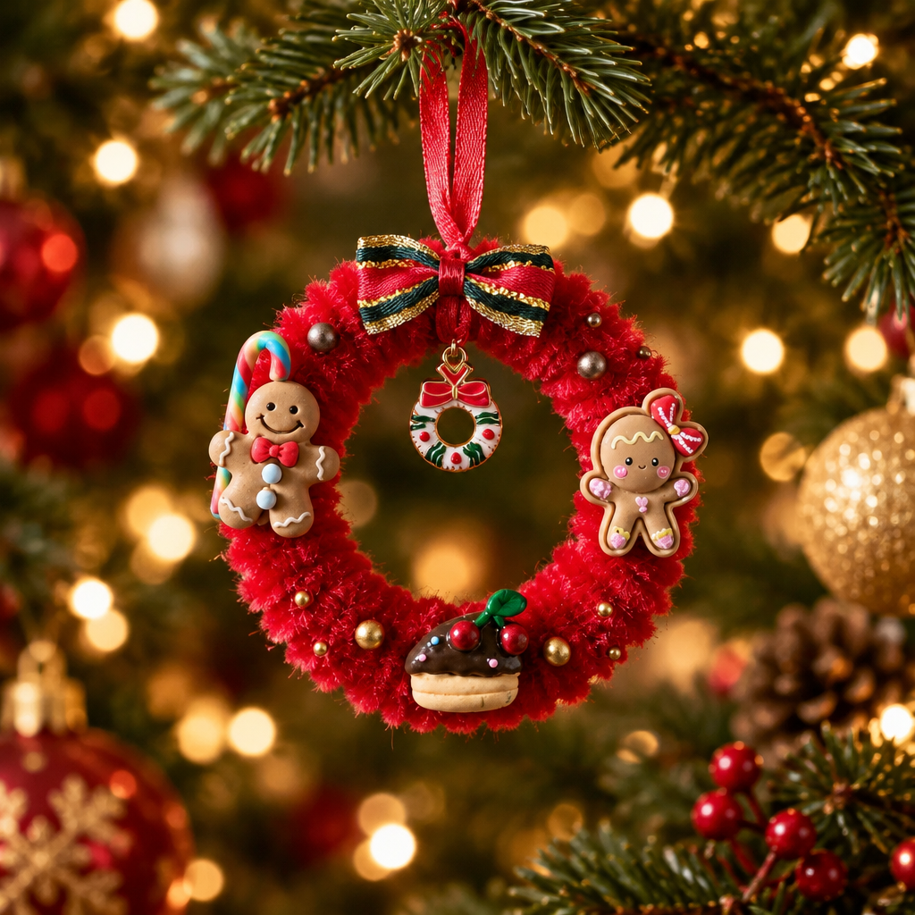 Les couronnes de Noël _ Ornements de sapin 7 cm