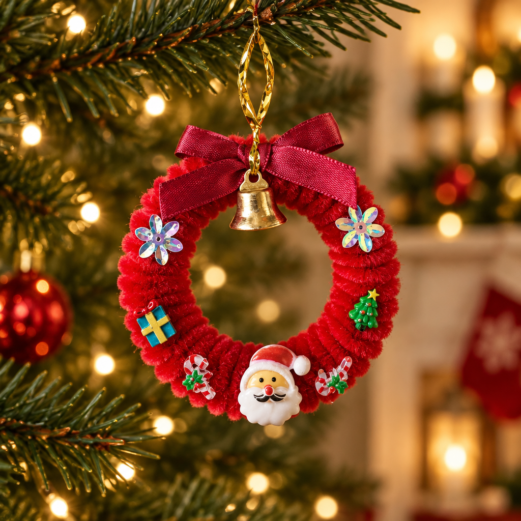 Les couronnes de Noël _ Ornements de sapin 7 cm