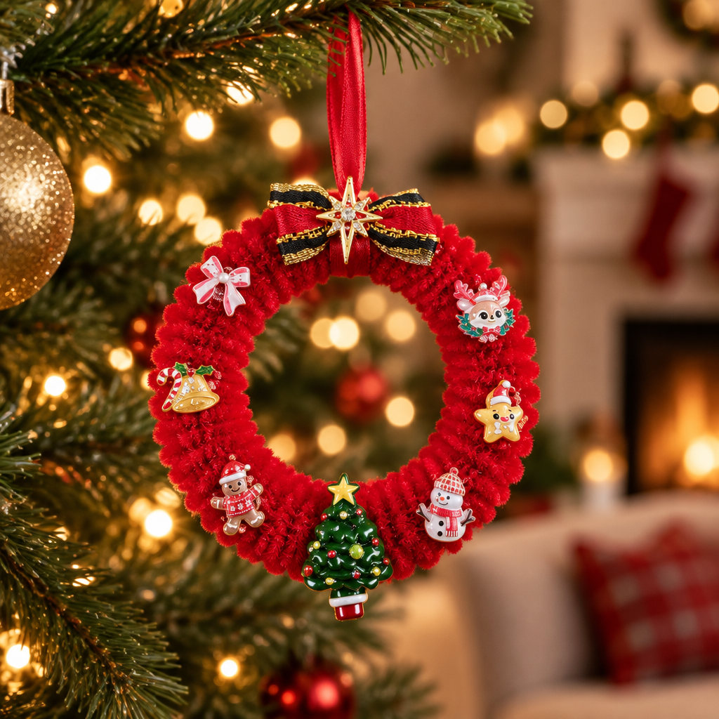 Les couronnes de Noël _ Ornements de sapin 7 cm