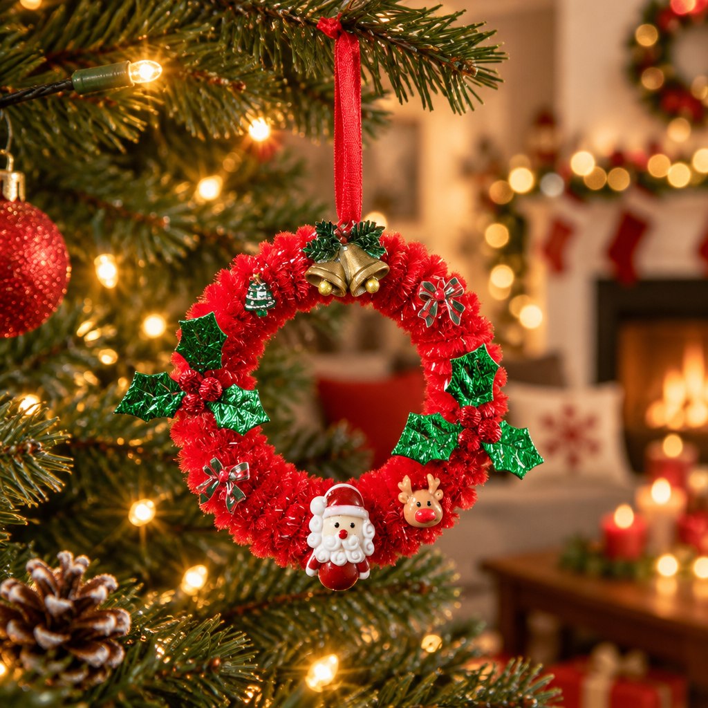 Les couronnes de Noël _ Ornements de sapin 7 cm
