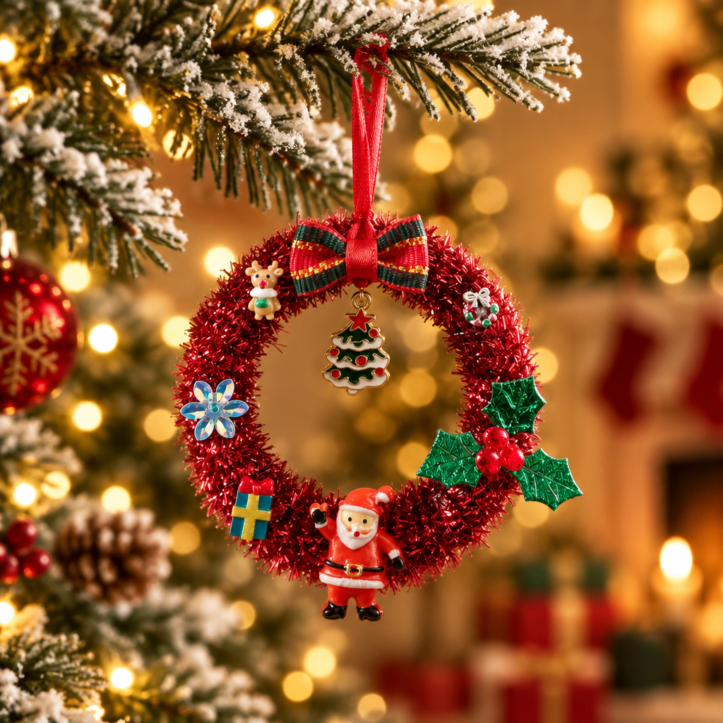 Les couronnes de Noël _ Ornements de sapin 7 cm