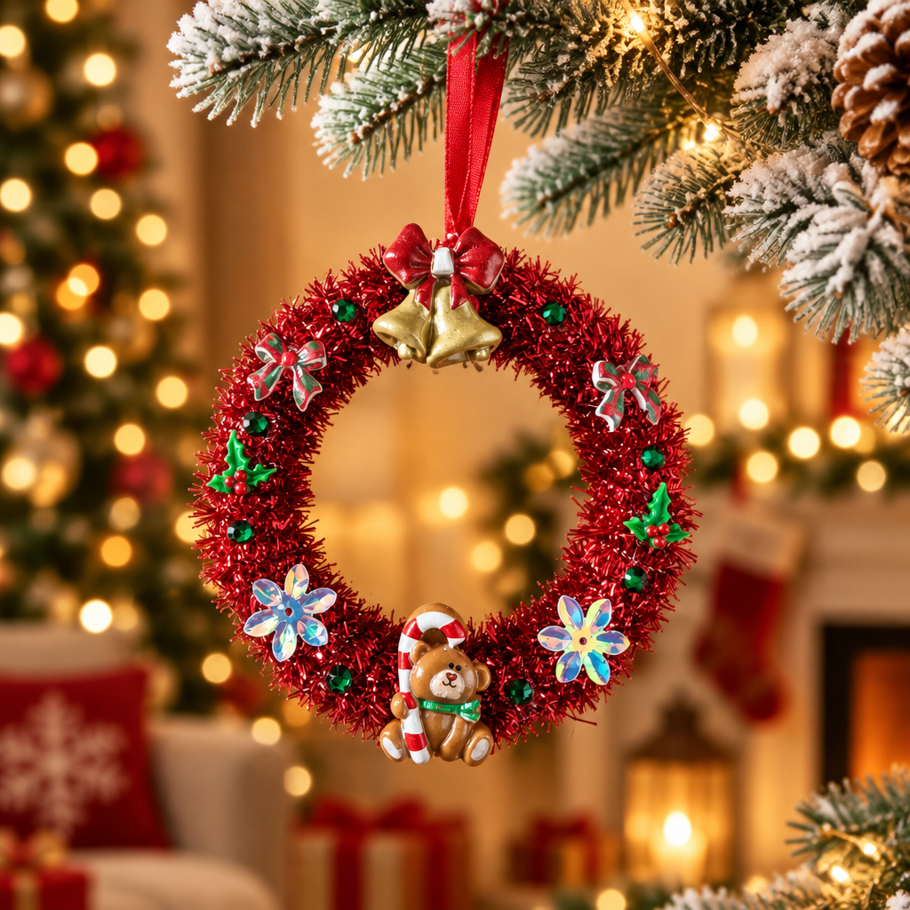 Les couronnes de Noël _ Ornements de sapin 7 cm