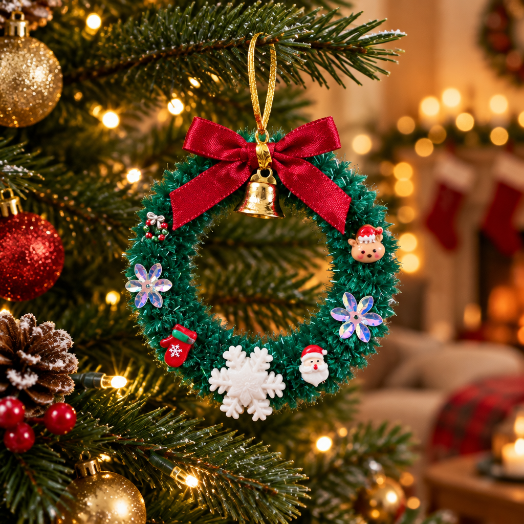 Les couronnes de Noël _ Ornements de sapin 7 cm
