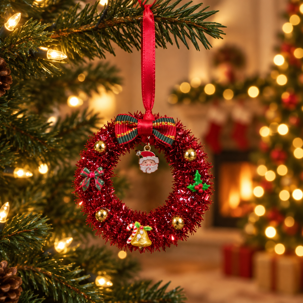 Les couronnes de Noël _ Ornement de sapin 5 cm