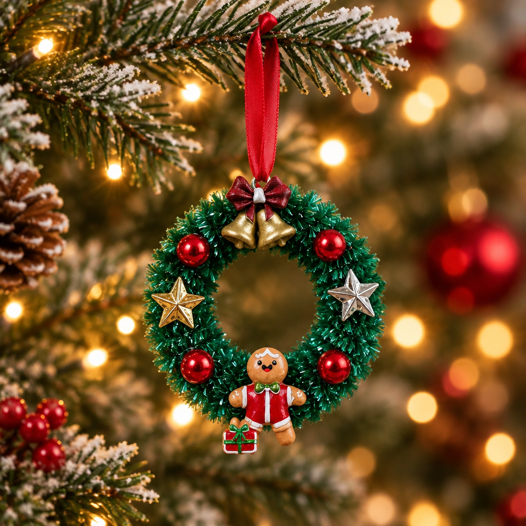 Les couronnes de Noël _ Ornement de sapin 5 cm