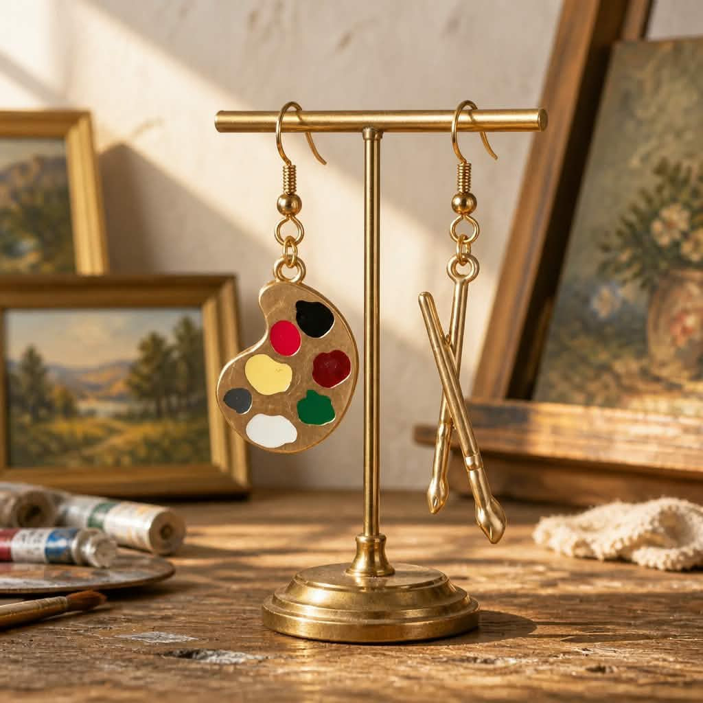 Boucles d’oreilles d’artiste