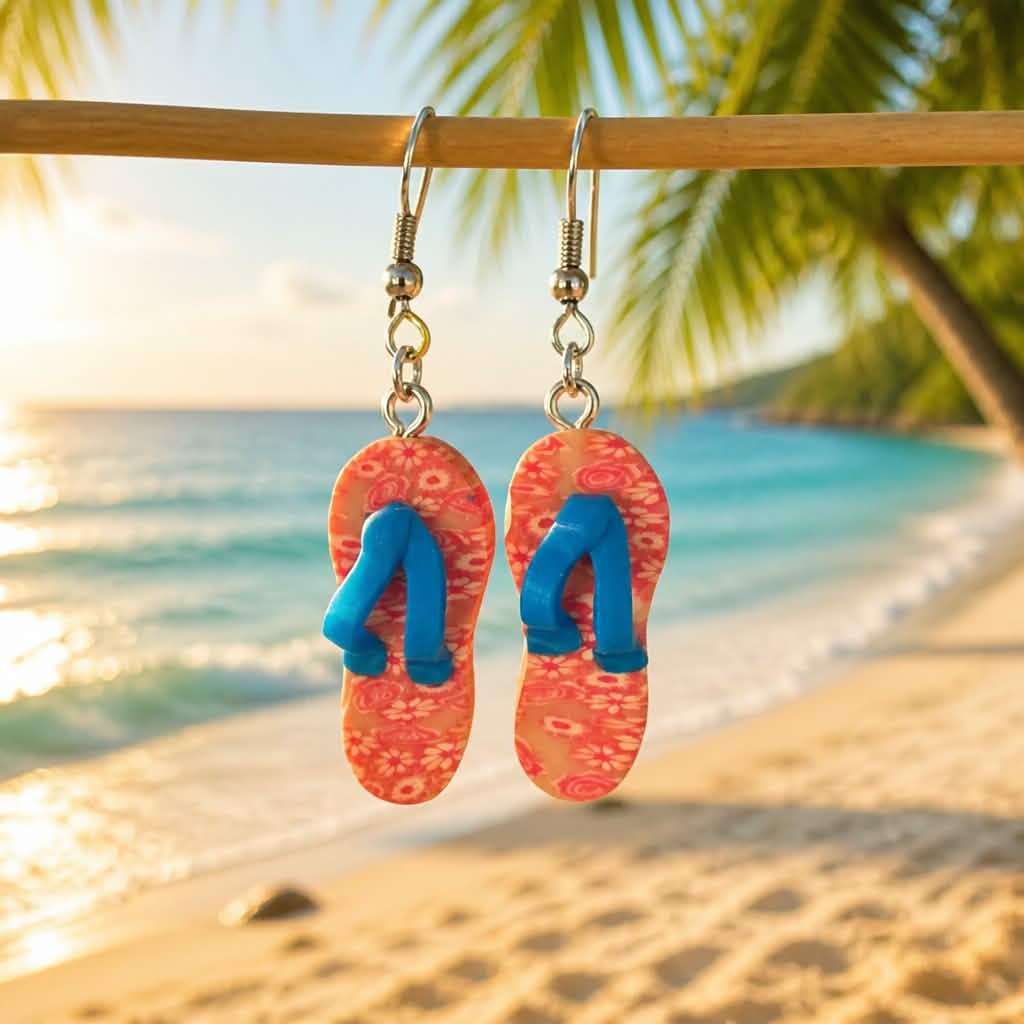 Boucles d’oreilles tongs