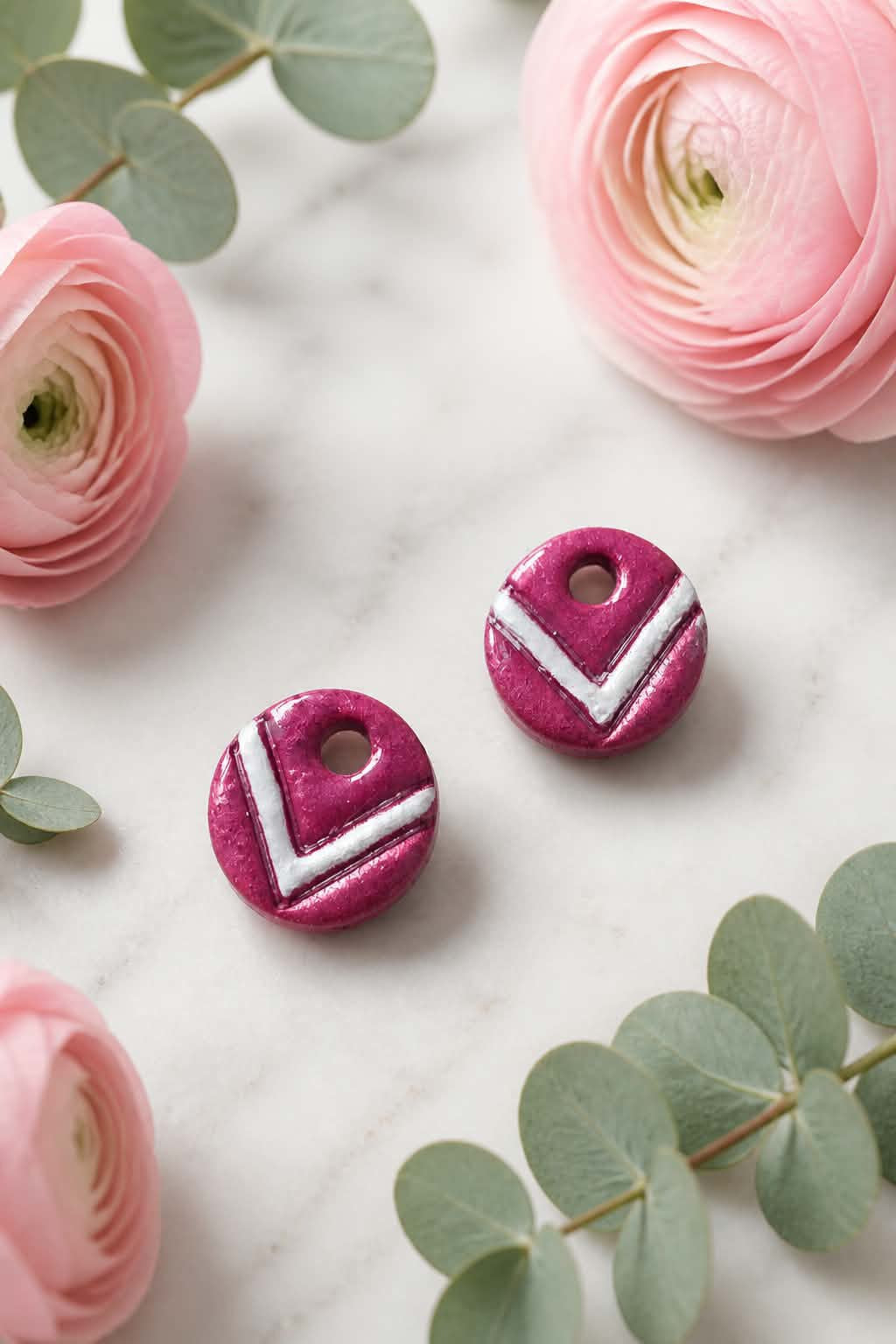 Pampille prunes/rose