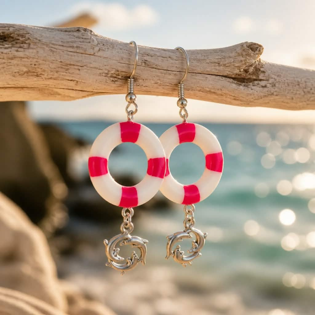 Boucles d’oreilles marin