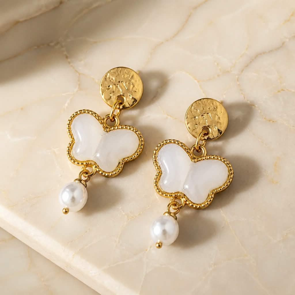 Boucles d’oreilles papillon