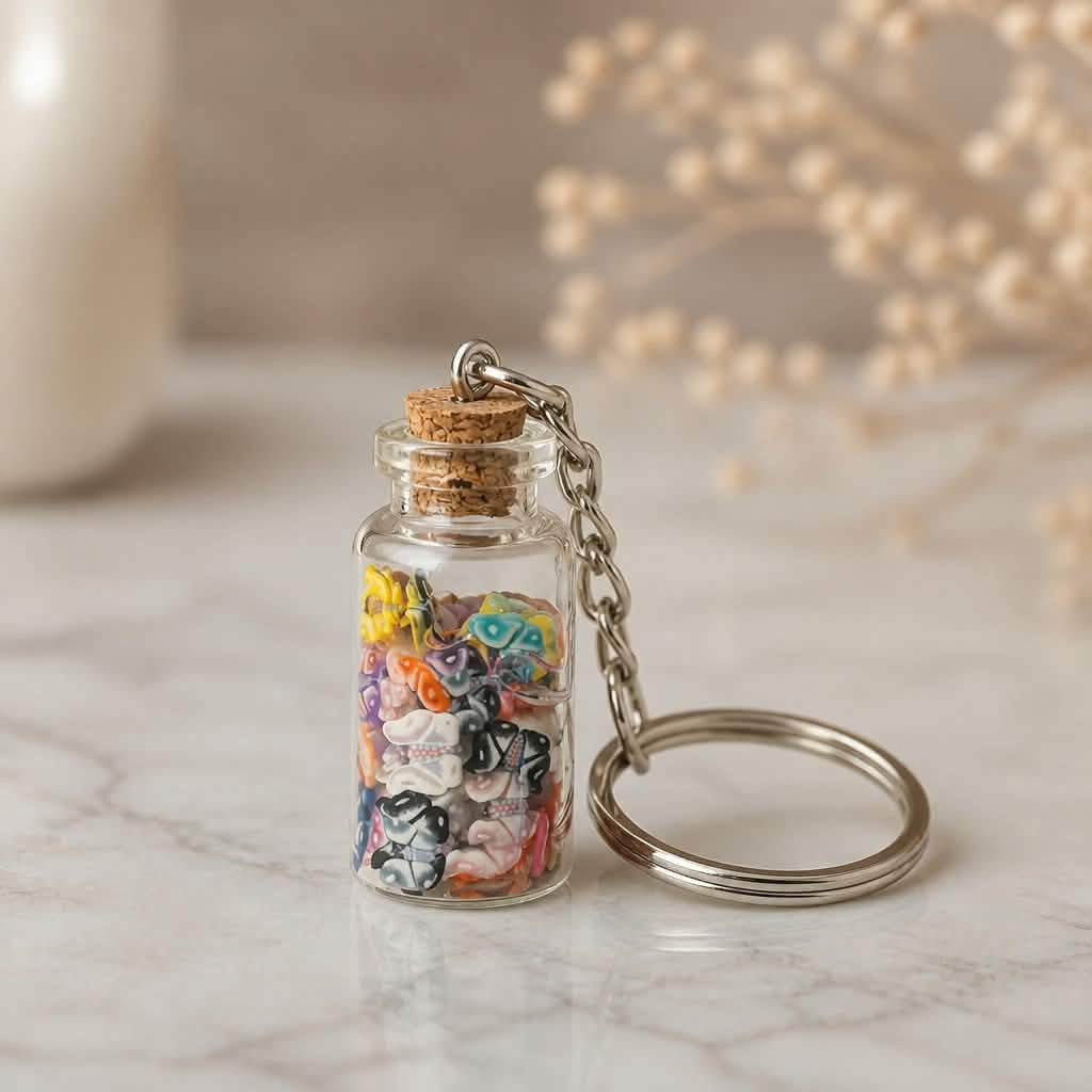 Porte clé bouteille