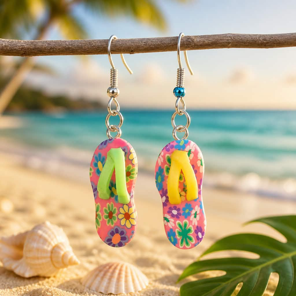 Boucles d’oreilles tongs