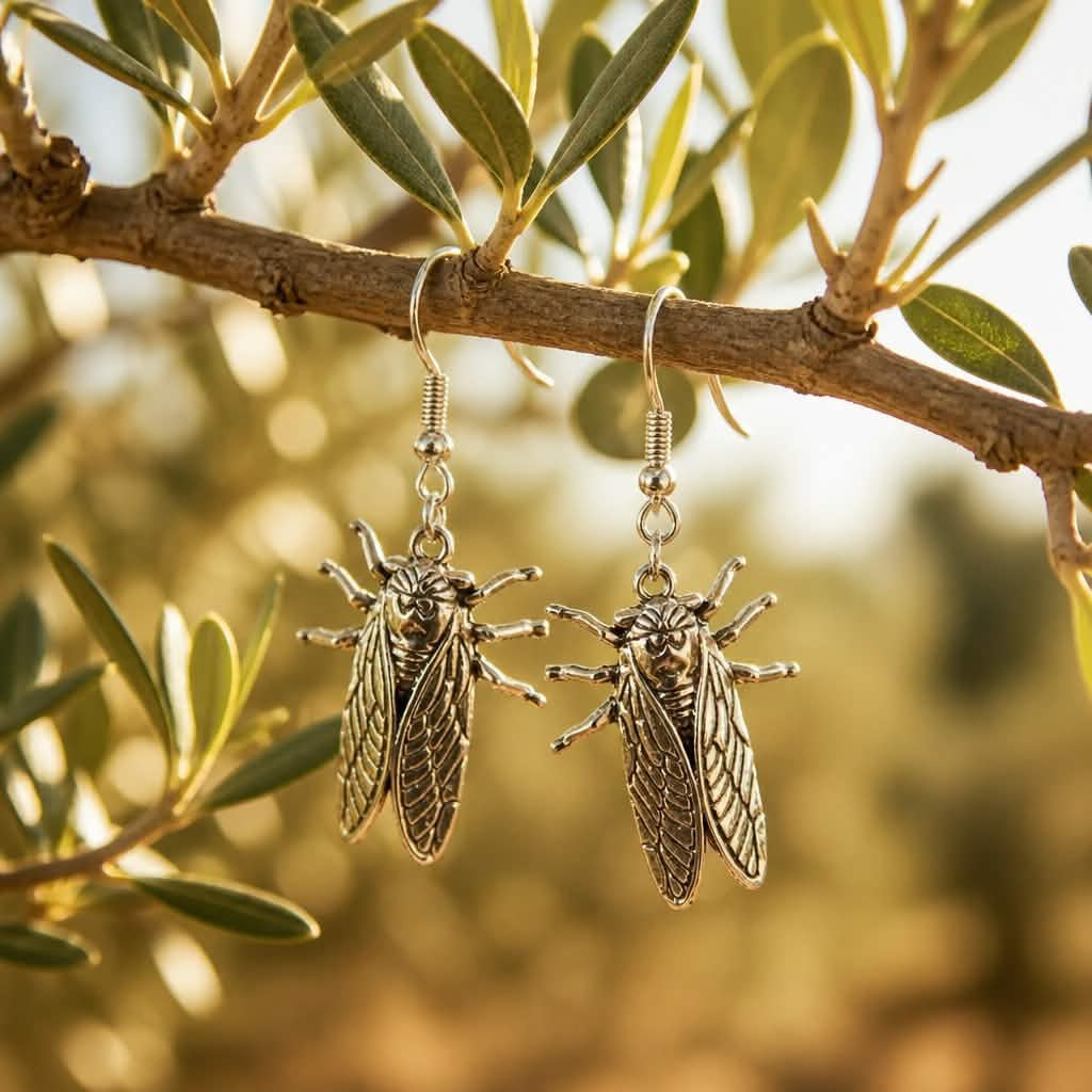 Boucles d’oreilles Cigale