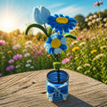Pot à stylos fleuri